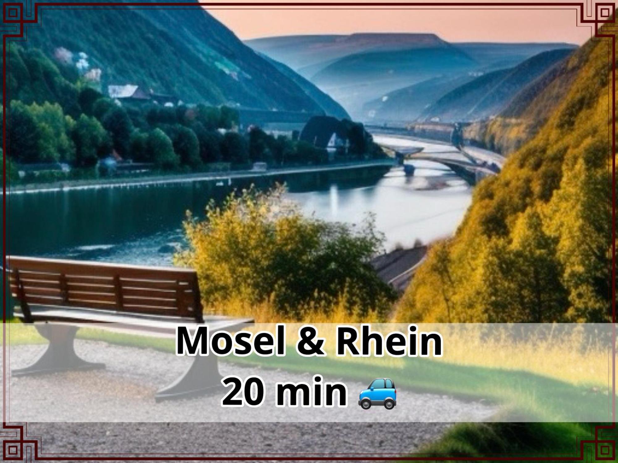 Smallsaigon Apartment Mit Guter Anbindung Zwischen Mosel Und Rhein Leiningen Eksteriør bilde